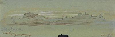 St. Archangelo, fra jernbanevognen af Edward Lear